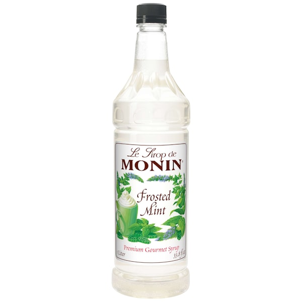 Monin Monin Frosted Mint Syrup 1 Liter Bottle, PK4 M-FR016F - main